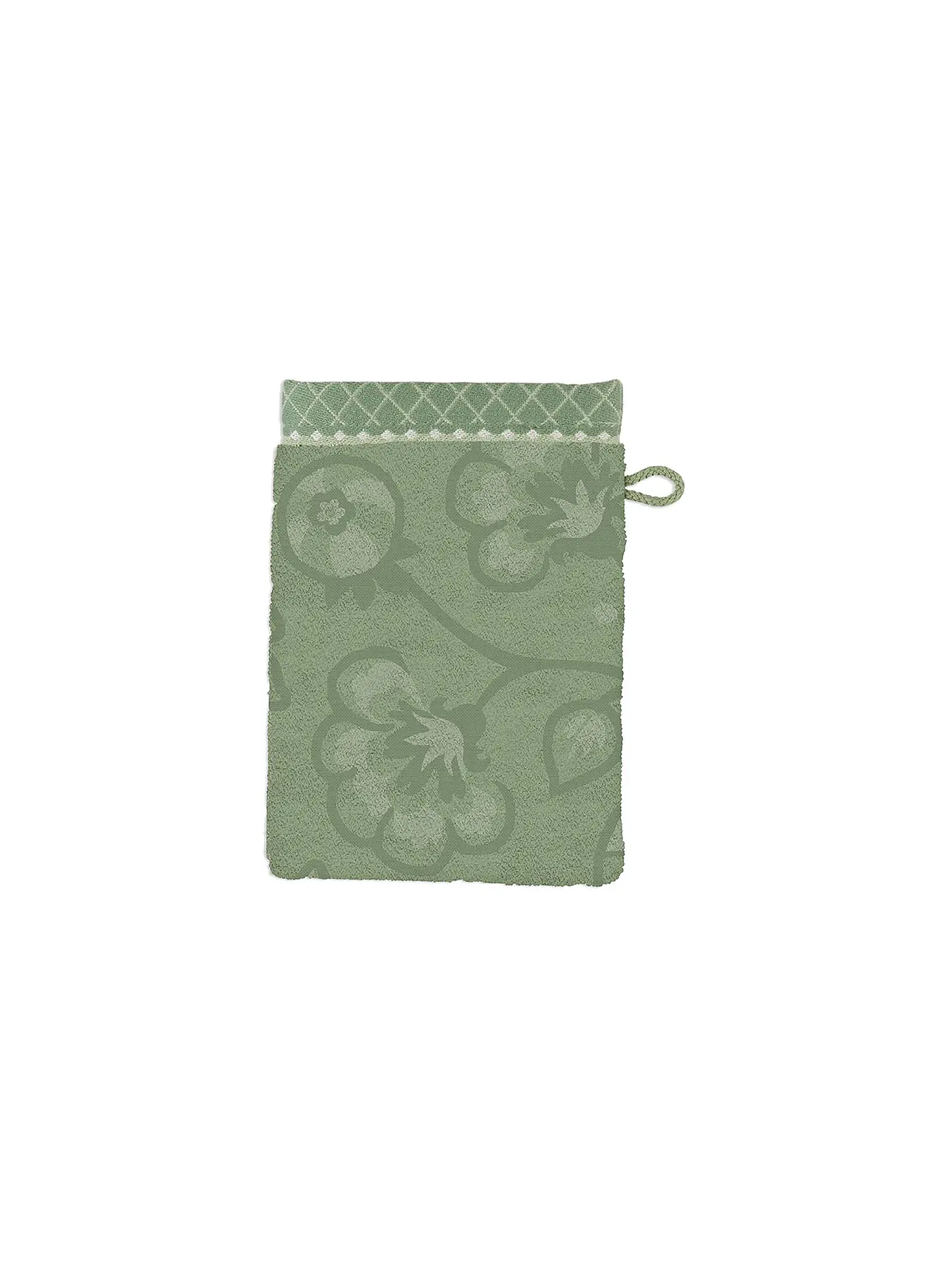 PIP STUDIO | Waschhandschuh  JASMIN JACQUARD 16x22cm Green | 